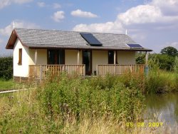 Goole, East Yorkshire, Carol and Richard Atkinson's strawbale cabin